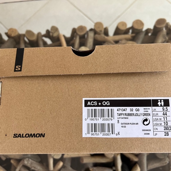 SALOMON CS + OG Taffy Jolly Green Sneakers - Picture 10 of 10